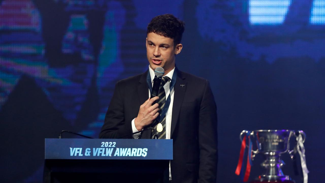 Tom Gribble is joining Geelong Amateur. Picture: Dylan Burns/AFL Photos via Getty Images