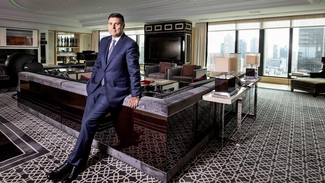 Crown Resorts hotels chief operating officer Peter Crinis. Picture: Nicole Cleary