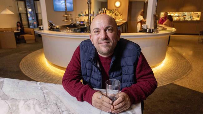 Rocco Brasile, at the Highway Hotel on Anzac Highway, is hoping to find a “nice, kind” girlfriend. Picture: Kelly Barnes