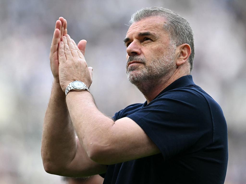 There is concern Tottenham will part ways with manager Ange Postecoglou. Picture: AFP