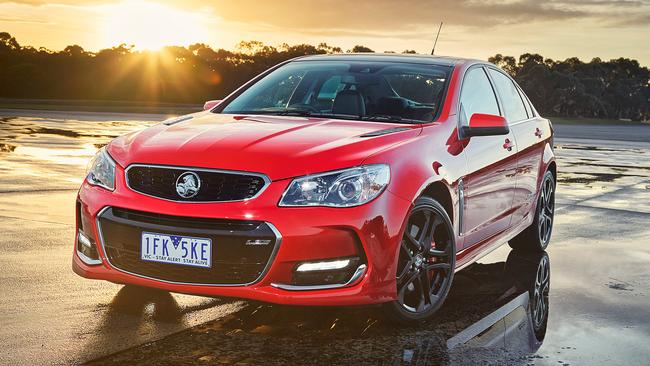 Take a picture ... the last generation of Holden Commodore V8. The imported replacement will only have four-cylinder or V6 power. Picture: Supplied