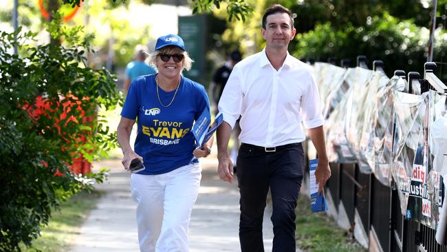 Liberal candidate for Brisbane Trevor Evans, who has now lost twice on preferences. Picture: David Clark