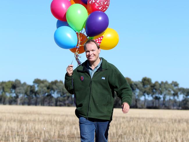 The Break climate summary for Victorian farmers turns 10 this month. Seasonal variability agronomist Dale Grey, of the Department of Economic Development, Jobs, Transport and Resources in Bendigo has been with the project since the start. Picture: DALE WEBSTER