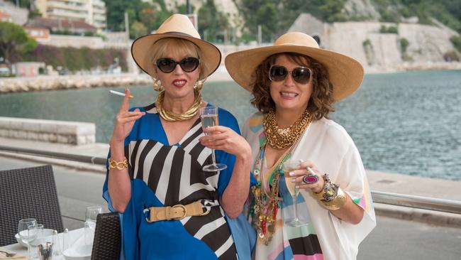 Joanna Lumley and Jennifer Saunders in Absolutely Fabulous: The Movie.