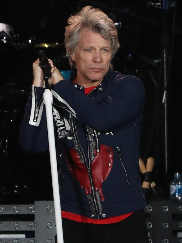 Jon Bon Jovi dined with the Clintons. Picture: Getty