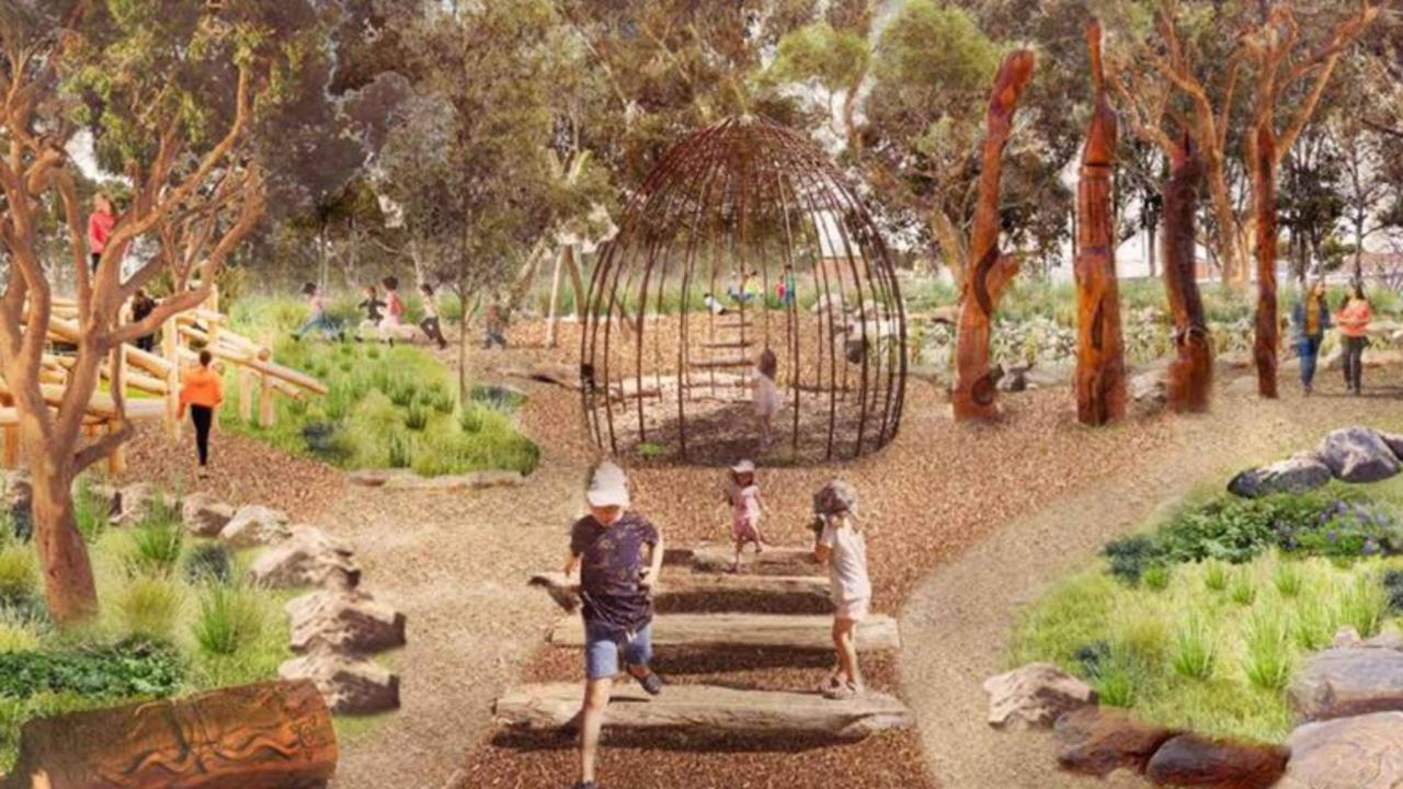 West Torrens Council's vision for nature play area of Kings Reserve. Picture: West Torrens Council