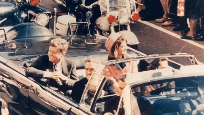 JFK moments before his assassination in Dallas in 1963.