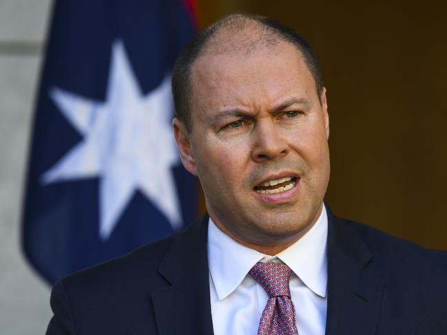 Federal Treasurer Josh Frydenberg. Picture: AAP