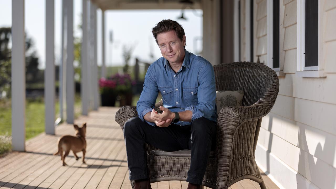 Scott Pape at his property in Chitin, Victoria. Picture: David Geraghty