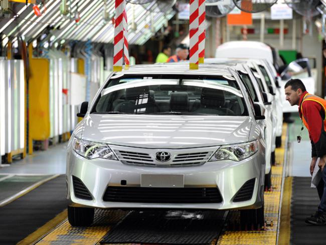 White-collar workers at Toyota regional offices that support dealer networks in New South Wales, Victoria and Tasmania will move from Port Melbourne to Altona. Picture: AAP