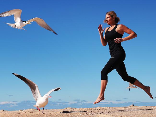 Candice Warner is in training for the Coolangatta Gold. Pic: Phil Hillyard