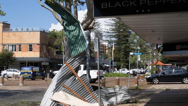 Port Macquarie storm, February 3. Picture: Facebook.