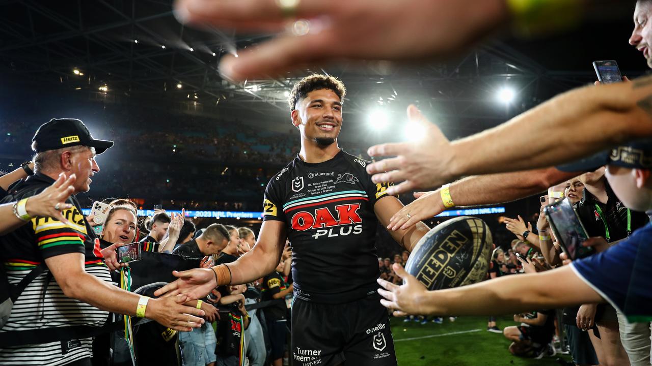 The Penrith Panthers have re-signed Izack Tago until the end of 2028. Picture: NRL Imagery