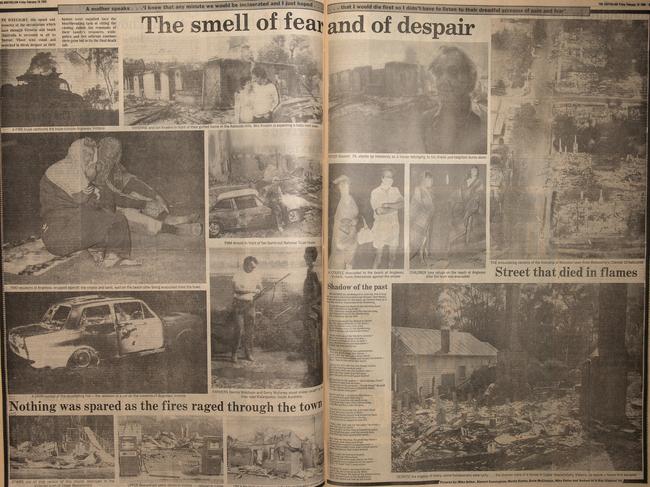 Page 4-5 spread of The Australian on February 18, 1983