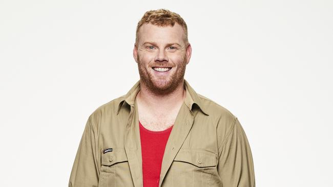 Adam Cooney is starring in the current season of Network Ten’s ‘I’m a Celeb’. Picture: supplied