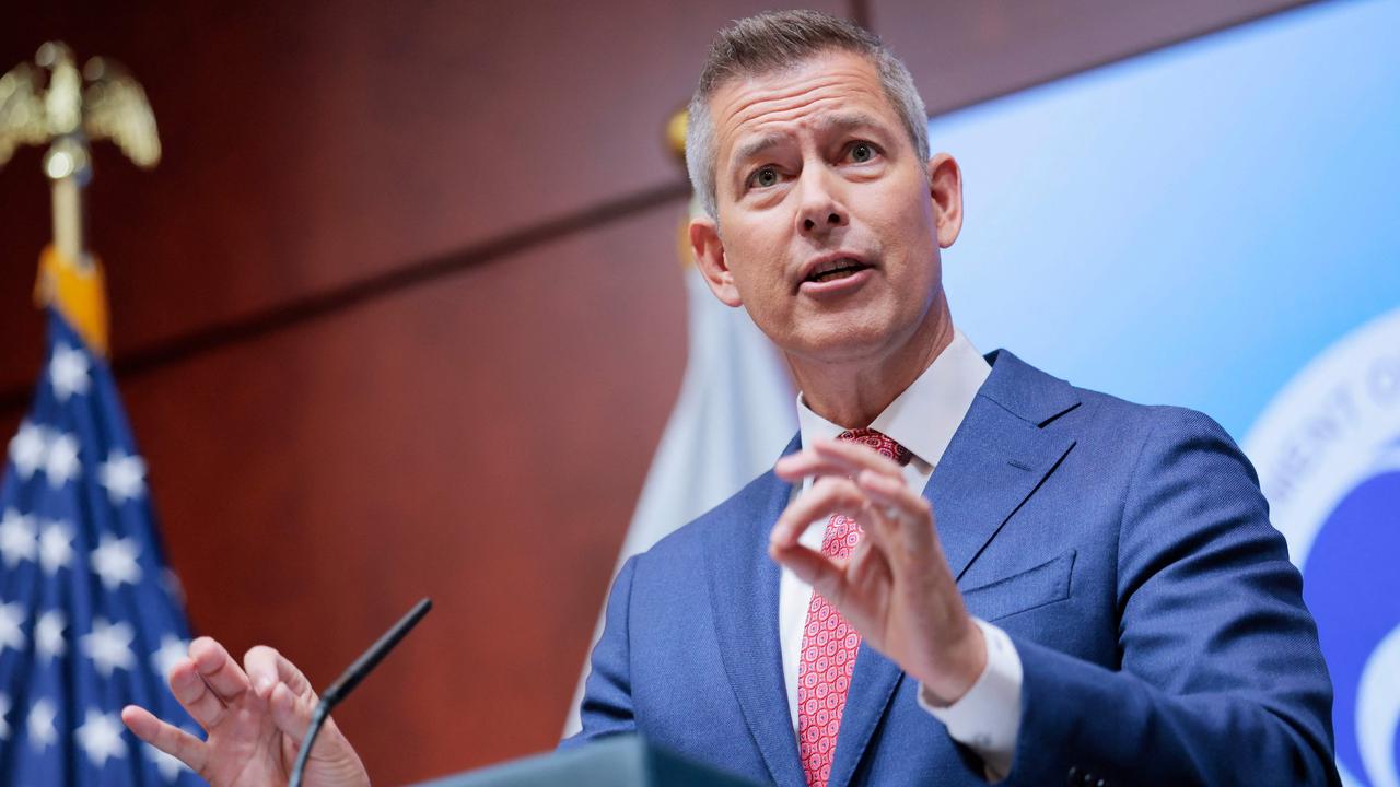 Transportation Secretary Sean Duffy has claimed the control tower problems are the fault of the previous administration. Picture: Anna Moneymaker/Getty Images