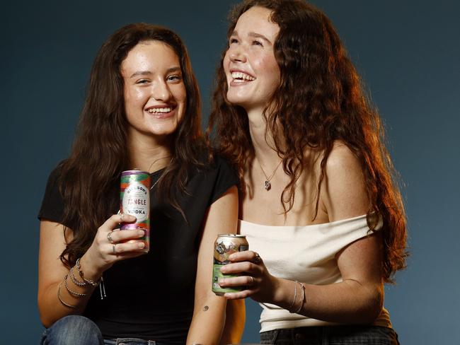 WEEKEND TELEGRAPH 29TH NOVEMBER 2024Pictured in Sydney is Grace OÃKeeffe and Miranda Thomas drinking colourful alcoholic soft drinks.The NSW Government wants to police the taste of premixed RTDs and "hard" versions of soft drinks. Alcoholic versions of popular soft drinks could be banned as "undesirable" if they taste too similar to non-alcoholic versions, or if "if the taste of alcohol is masked".Picture: Richard Dobson