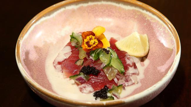 Ceviche at Chibog. Picture: Hamish Blair