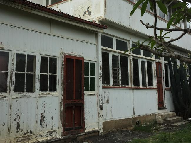 Old weatherboard buildings used by the institution. Picture: Leah McLennan