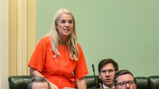 The Member for Redlands, Kim Richards during Question time at Queensland Parliament. Picture: NCANewswire/Glenn Campbell