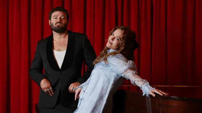 Singer-songwriter siblings Angus and Julia Stone in Sydney ahead of the release of sixth album ‘Cape Forestier’. Picture: Jane Dempster