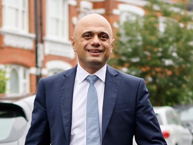 Health secretary Sajid Javid is in self-isolation. Picture: AFP