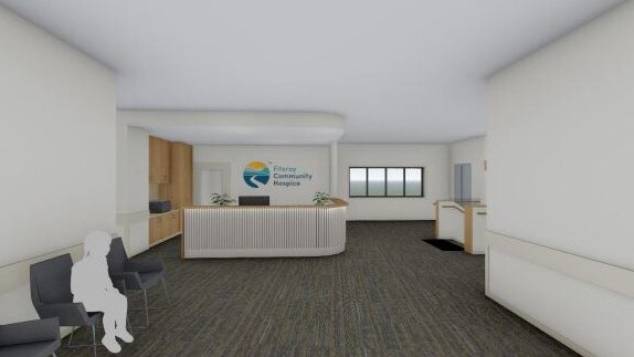 An interior shot showing how the Fitzroy Community Hospice will look.