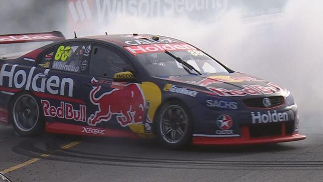 Jamie Whincup celebrates seventh Supercars championship. Pic: FOX SPORTS