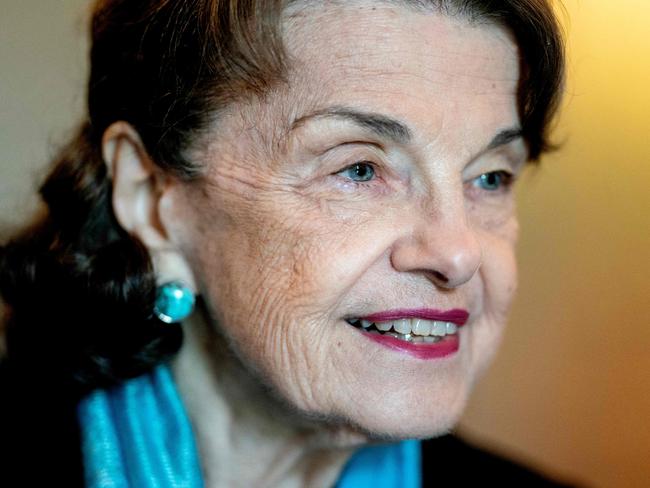 US Senator Dianne Feinstein, Democrat of California, died aged 90. Picture: AFP