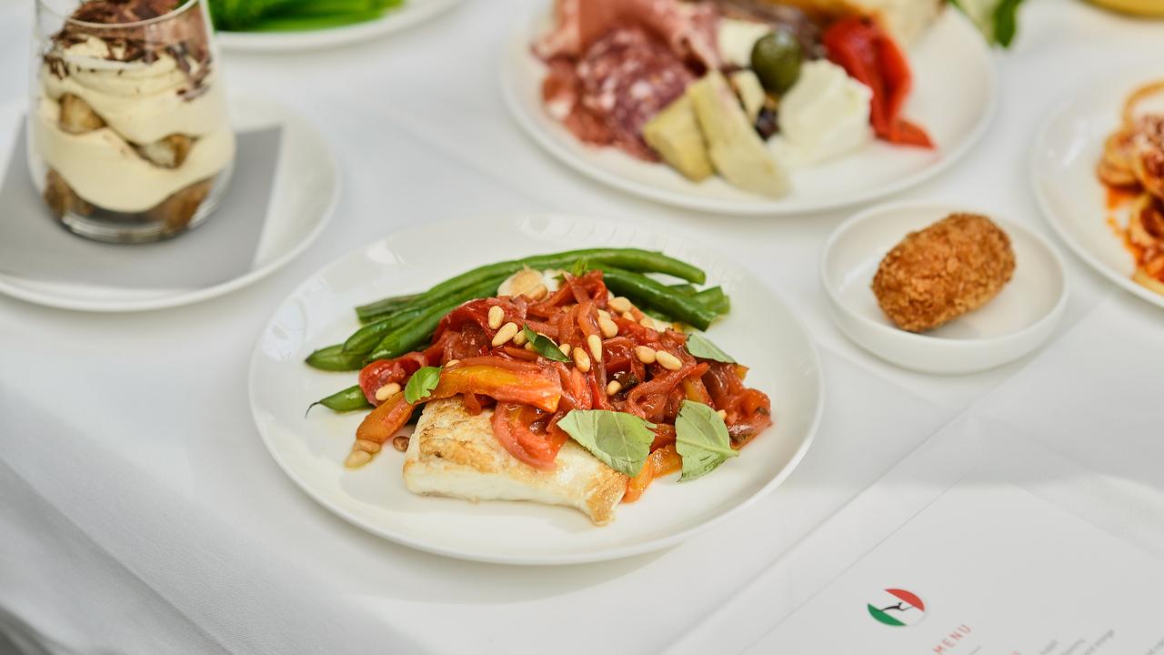 The new menu is now on select flights and in business class lounges.