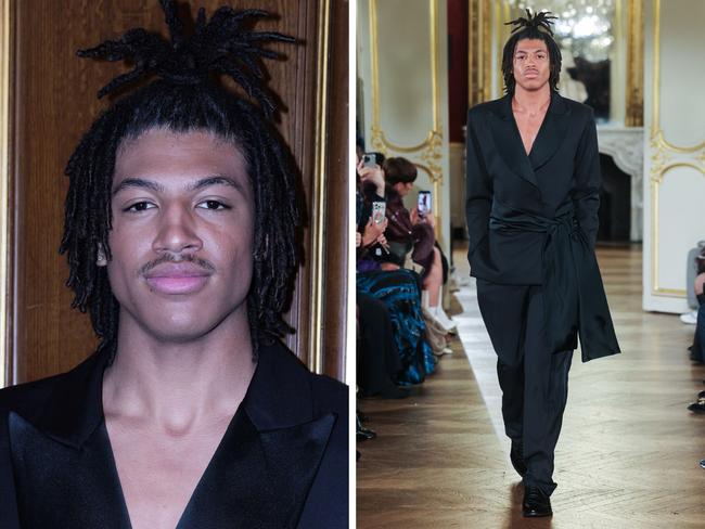 Henry Samuel's catwalk debut. Picture: Getty