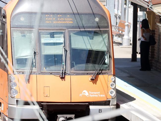 DAILY TELEGRAPH. NOVEMBER 26, 2024. Pictured is a generic photo of a train driver today on the Inner West to City line Sydney. Picture: Tim Hunter.