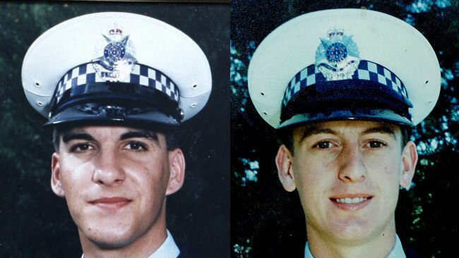 Police officers Damian Eyre and Steven Tynan, murdered in Walsh St, South Yarra.