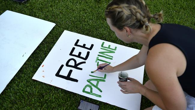 Hundreds of Territorians attended a pro-Palestine protest outside of the NT Parliament house on Friday October 27 calling for a ceasefire 20-days into the Gaza conflict.