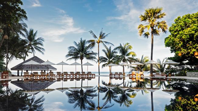 Infinity pool at The Surin on Phuket.