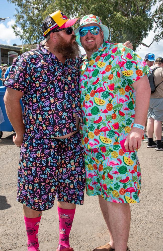 Nick Butler (left) and Josh Luken. Meatstock - Music, Barbecue and Camping Festival at Toowoomba Showgrounds.Saturday March 9th, 2024 Picture: Bev Lacey