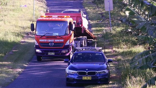 Just before 3pm on Monday paramedics rushed to the steep, winding hills of Korora, north of Coffs Harbour to reports two teenagers fell while car surfing. Photo by Frank Redward