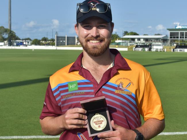 Central Queensland's Logan Whitfield was the open men's player of the tournament. Picture: Mitch Bourke