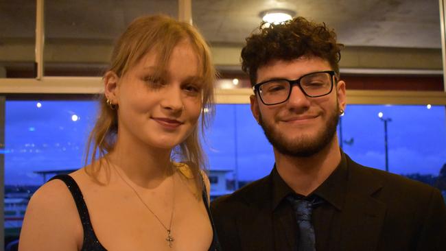 Alex Perissinotte and Ellie McAllister at the Gympie Business Awards 2022.