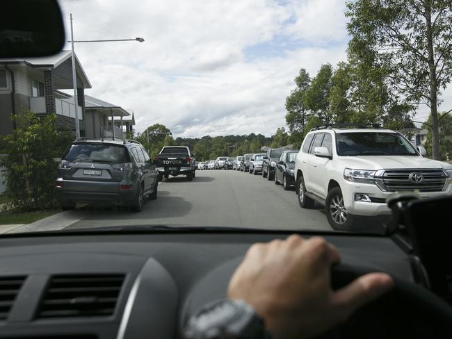 Commuters were met with a barrage of No Parking zones across The Hills. Picture: Tim Pascoe