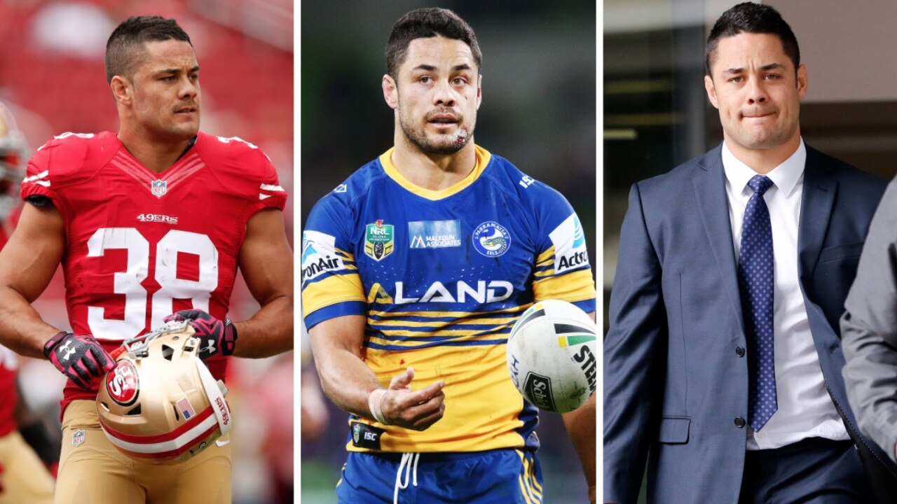 Jarryd Hayne the 49er, the Eel and the defendant.