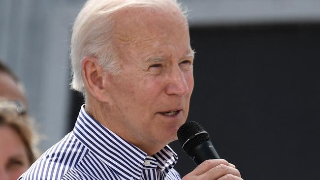 US President Joe Biden has strongly condemned North Korea’s latest action. Picture: Olivier Douliery/AFP