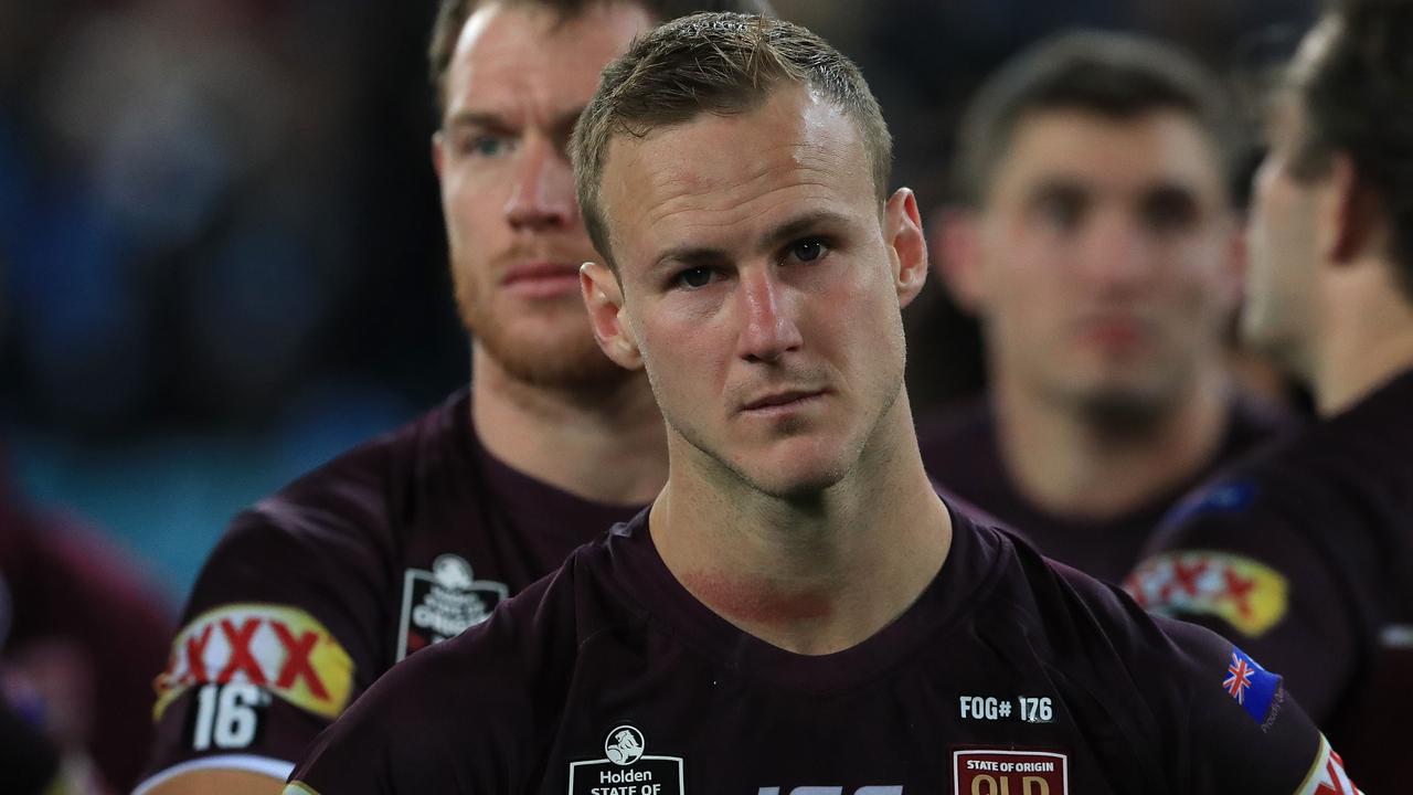 A shattered Daly Cherry-Evans after losing the State of Origin decider between NSW and Queensland at ANZ Stadium in Sydney. Pics Adam Head