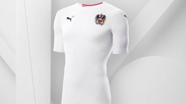 Austria's white Puma away kit