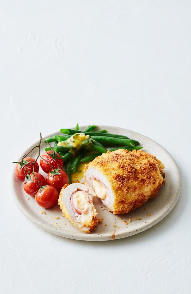 Air fryer chicken cordon bleu is becoming a favourite.