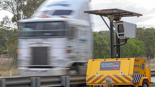 SPEEDING: Over a five week period, a speed camera detected 584 incidents of speeding on the Warrego Highway near College View - a 100km/h zone. The highest speed detected was 160km/h. Picture: Dominic Elsome