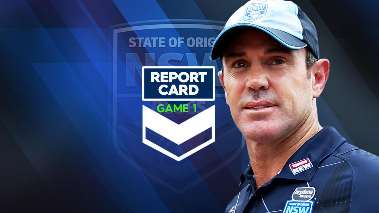 The NSW Blues report card.