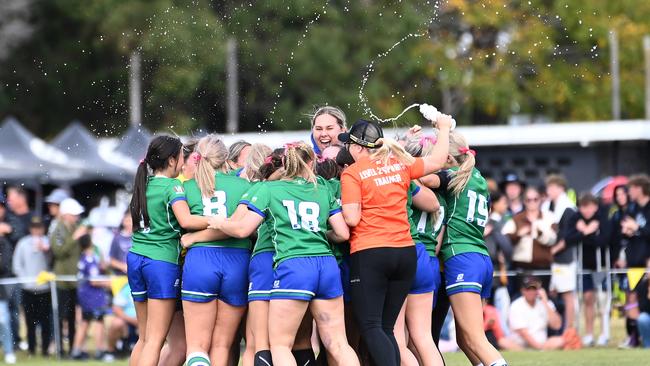 <p>St Patrickâs Mackay v The Cathedral College Schoolboy rugby league confraternity carnival. Thursday June 29, 2023. Picture, John Gass</p>