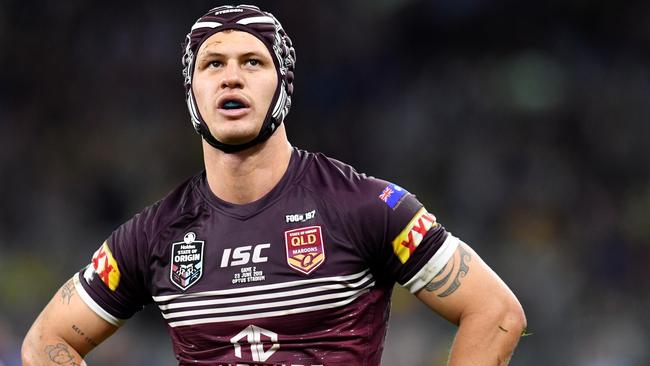 Kalyn Ponga could be out of Origin III. Picture: AAP Image/Darren England