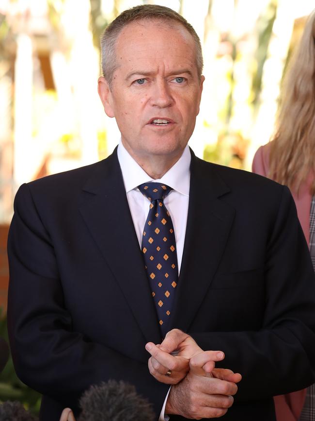 As well as Opposition leader Bill Shorten. Picture: Liam Kidston